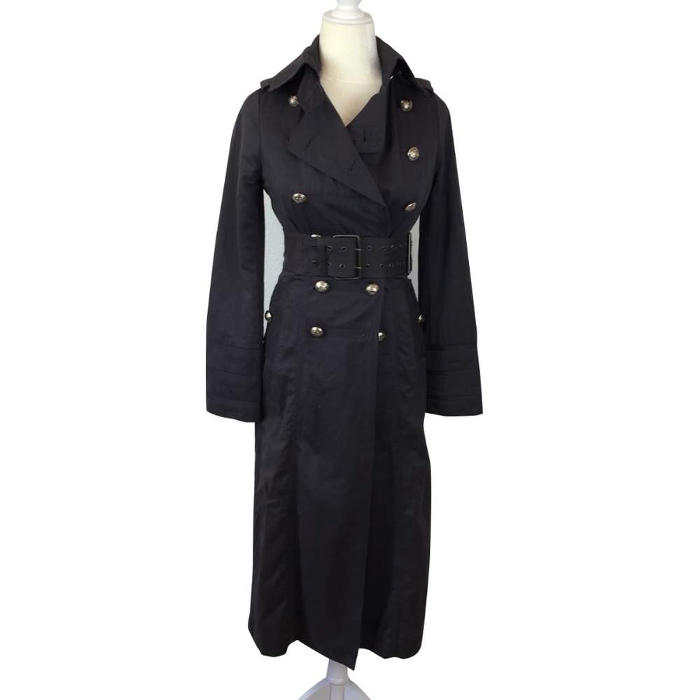 Millard Fillmore Military Style Trench Coat XS